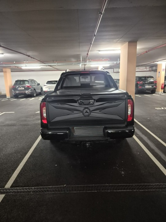 ART. 1012 PROTEZIONE PORTELLONE MERCEDES CLASSE X W470 2017+ NERO OPACO