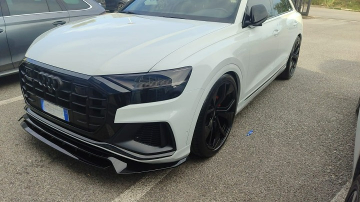 ART. 1837 SPLITTER  AUDI  Q8 2018-2023 SLINE SQ8 NERO LUCIDO (4 PEZZI)