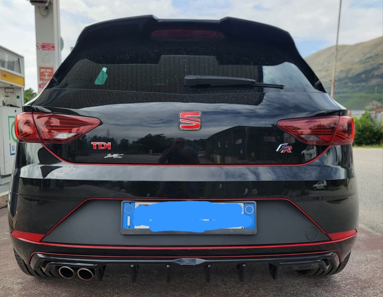 ART. 1259 DIFFUSORE SEAT LEON 5F LIFT 2017-2020 FR NERO LUCIDO
