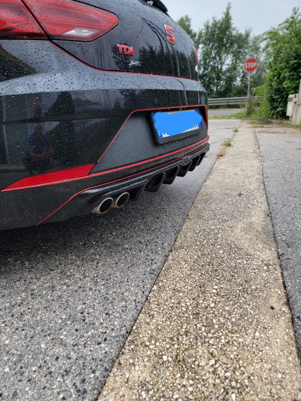 ART. 1259 DIFFUSORE SEAT LEON 5F LIFT 2017-2020 FR NERO LUCIDO