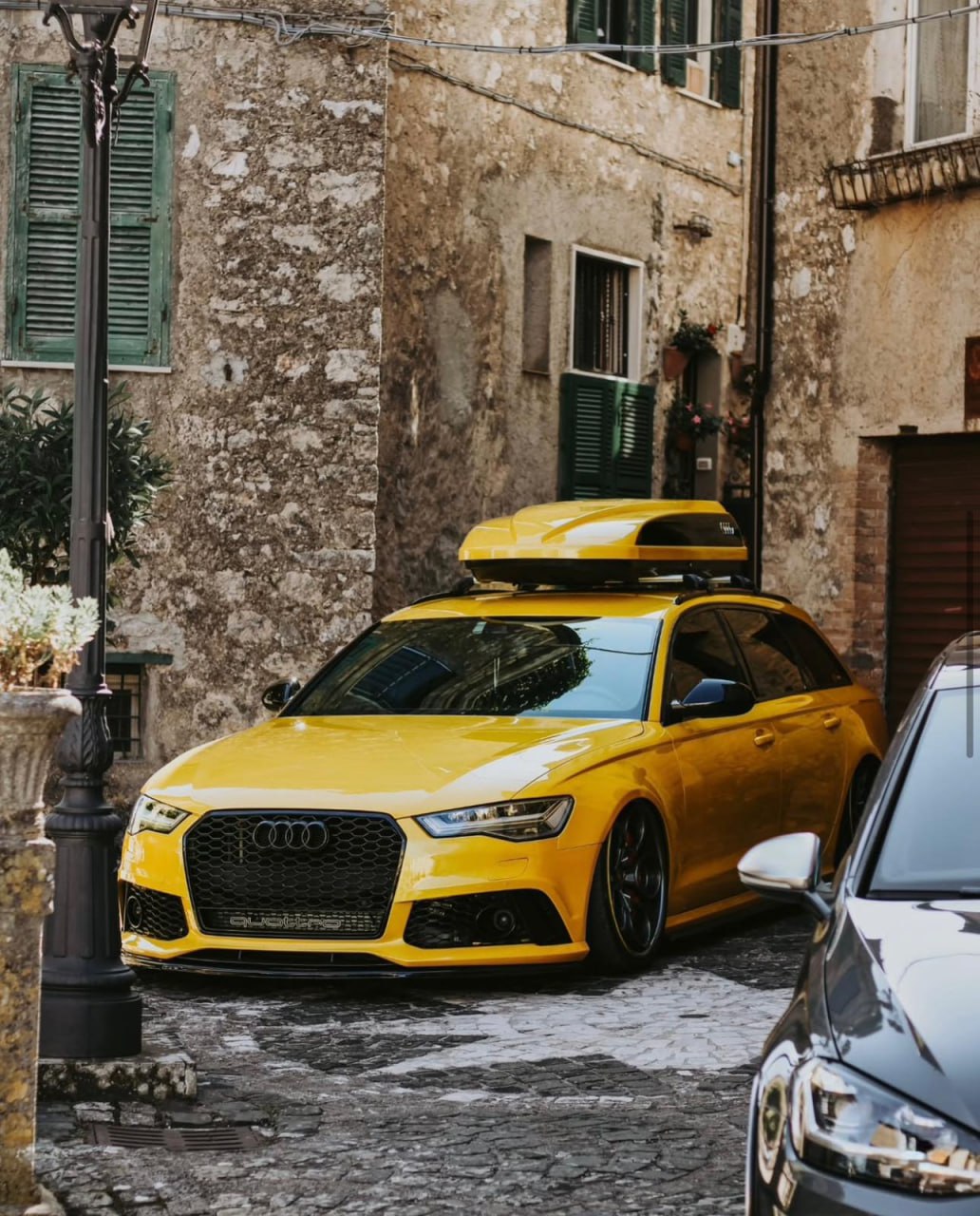 ART. 0021 SPLITTER AUDI A6 4G C7 RS6 2011-2018 NERO LUCIDO