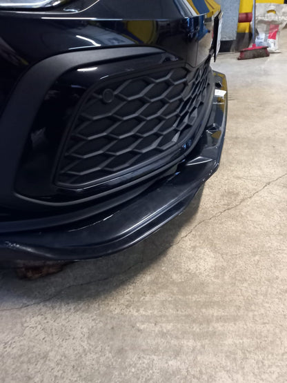 ART. 0708 SPLITTER VW GOLF 8 GTI GTD RLINE NERO LUCIDO