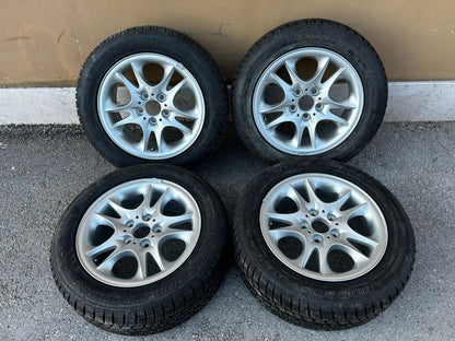 ART.3103 Kit completo Cerchi BMW X3 E83 + gomme usato ottimo stato DUNLOP