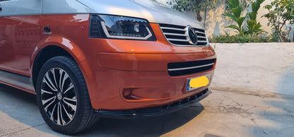 ART. 0417 SPLITTER VW T5 2003-2009 NERO LUCIDO