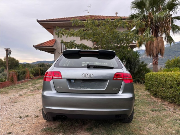 ART. 0419 SPOILER AUDI A3 8P 2004-2012 5D SPORTBACK LOOK RS3 GREZZO