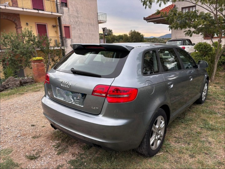 ART. 0419 SPOILER AUDI A3 8P 2004-2012 5D SPORTBACK LOOK RS3 GREZZO