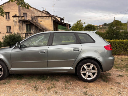 ART. 0419 SPOILER AUDI A3 8P 2004-2012 5D SPORTBACK LOOK RS3 GREZZO