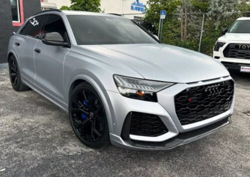 ART.3444 GRIGLIA AUDI Q8 2018-2023 LOOK RS SILVER