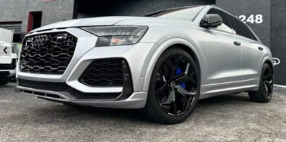 ART.3444 GRIGLIA AUDI Q8 2018-2023 LOOK RS SILVER