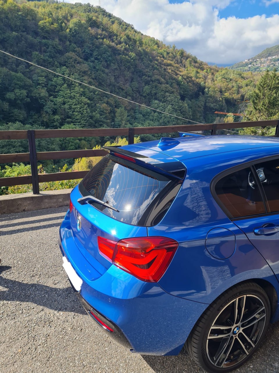 ART. 0599 SPOILER BMW SERIE 1 F20 F21 2011-2019 NERO LUCIDO