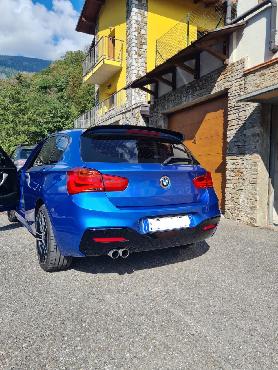 ART. 0599 SPOILER BMW SERIE 1 F20 F21 2011-2019 NERO LUCIDO