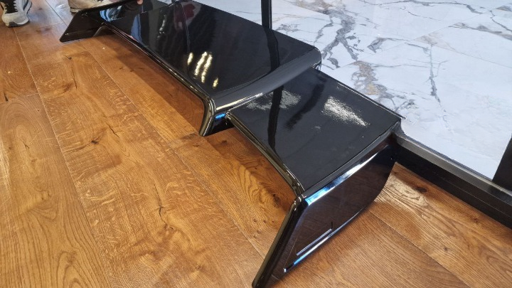 💕ART.1070 SPOILER MERCEDES CLASSE G W463 W464 2018+BRABUS NERO LUCIDO💕
