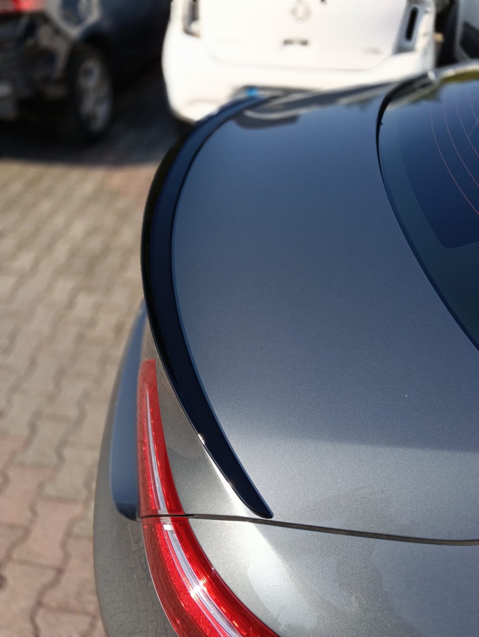 ART. 0942 SPOILER MERCEDES CLASSE E C238 (w213 coupe) 2016-2022 NERO LUCIDO