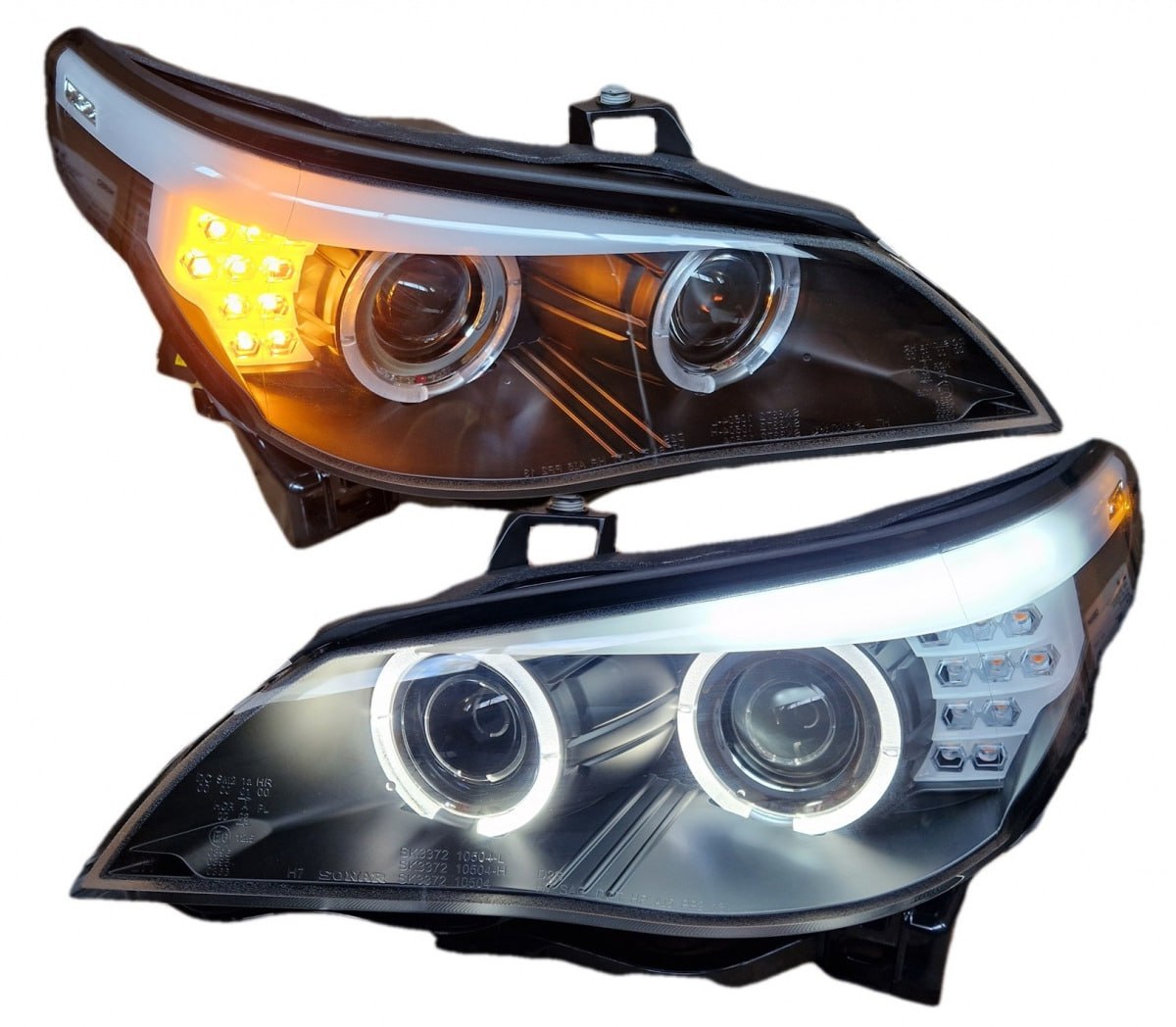 💕ART.4375 FARI ANTERIORI ADATTO PER BMW SERIE 5 E60/E61 03-04💕