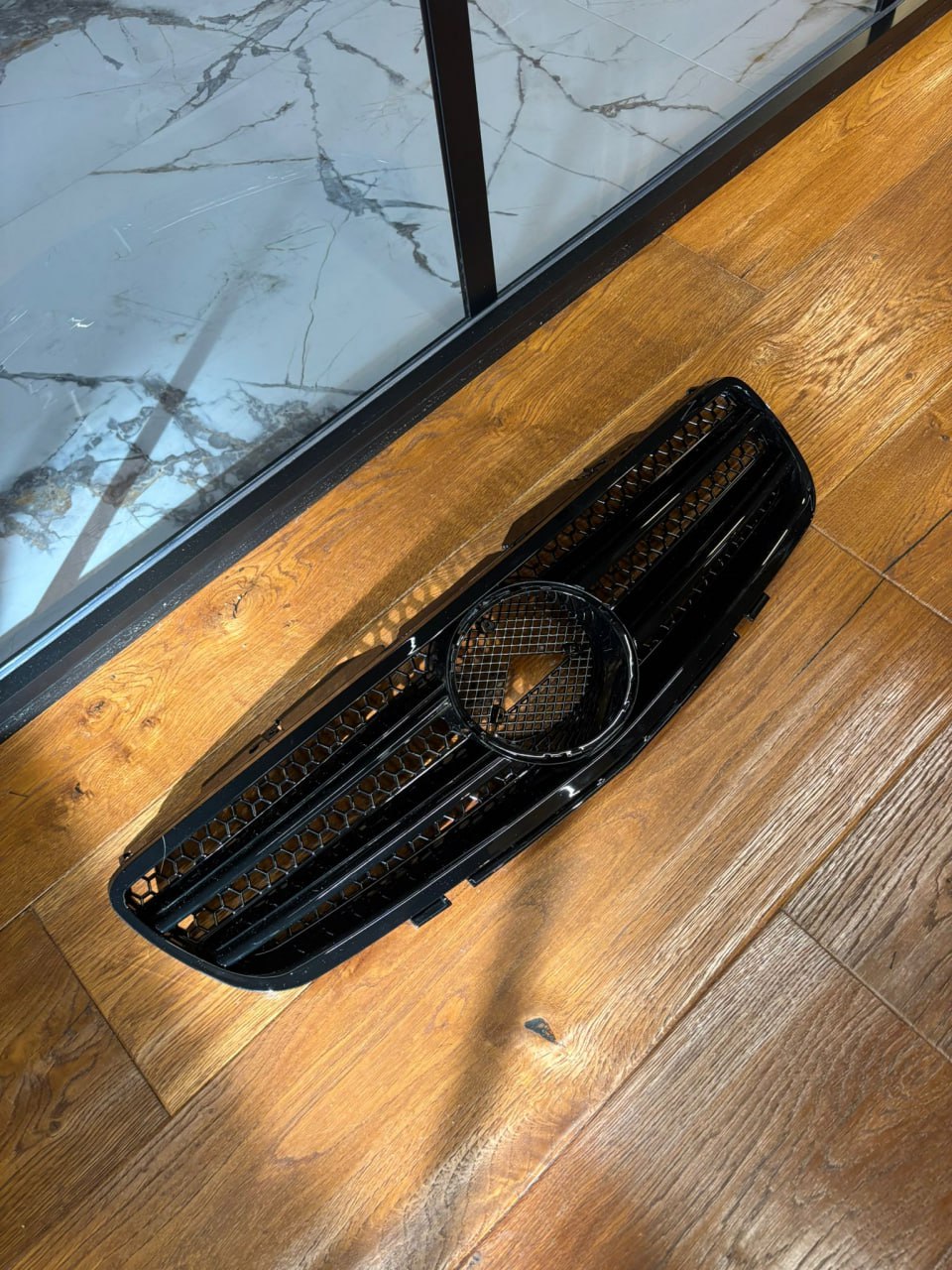 ART.3814 GRIGLIA MERCEDES SL R230 2001-2006 NERO LUCIDO