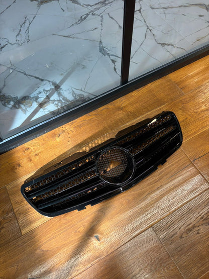 ART.3814 GRIGLIA MERCEDES SL R230 2001-2006 NERO LUCIDO