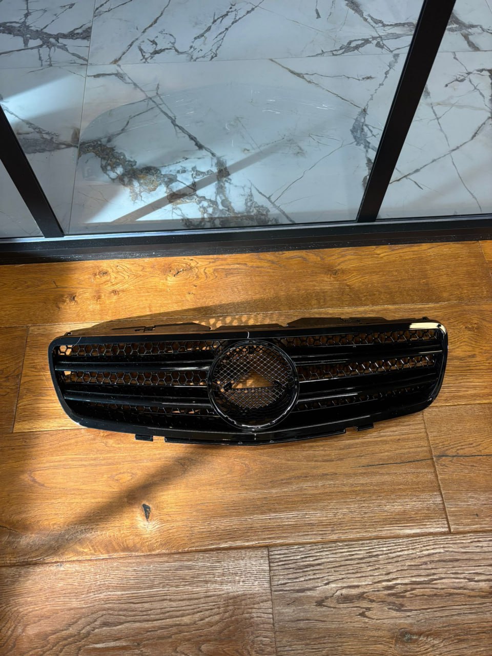 ART.3814 GRIGLIA MERCEDES SL R230 2001-2006 NERO LUCIDO