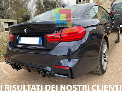 💫ART.4026 Paraurt Posteriori + Diffusore per BMW Serie 4 F32 F36 13-20 M4 look💫