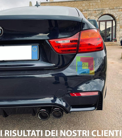 💫ART.4026 Paraurt Posteriori + Diffusore per BMW Serie 4 F32 F36 13-20 M4 look💫