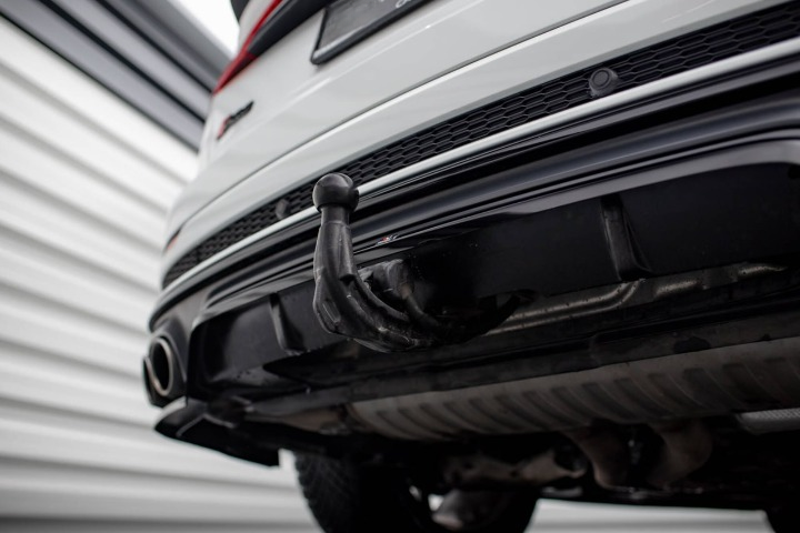 💫Art.2074 Splitter posteriore sotto paraurti audi sq8 + s-line nero lucido💫
