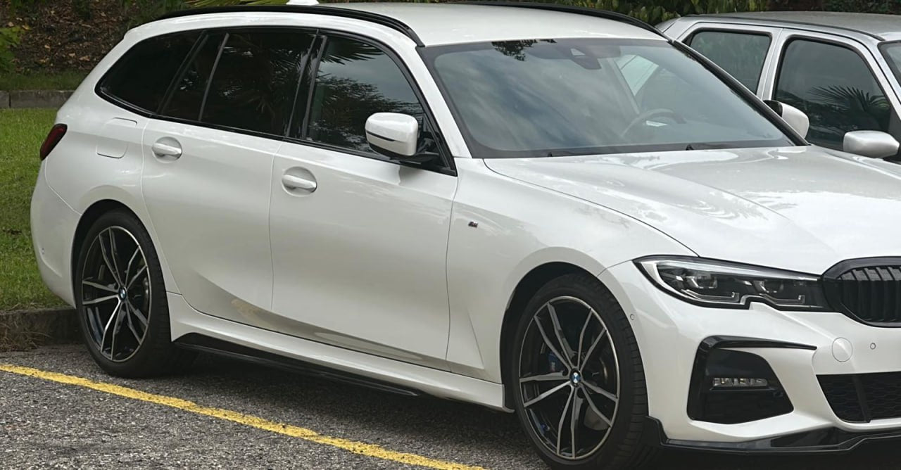 🔥0240🔥SOTTO MINIGONNE ADATTE PER BMW SERIE 3 G20 NERO LUCIDO ABS🔥🔥