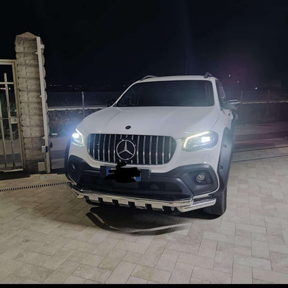 ART. 1076 PARAFANGHI MERCEDES CLASSE X W470 2017+ NERO OPACO