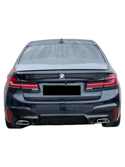 💫ART.4300 Paraurti Posteriore e Diffusore adatto per BMW G30 LCI Look💫