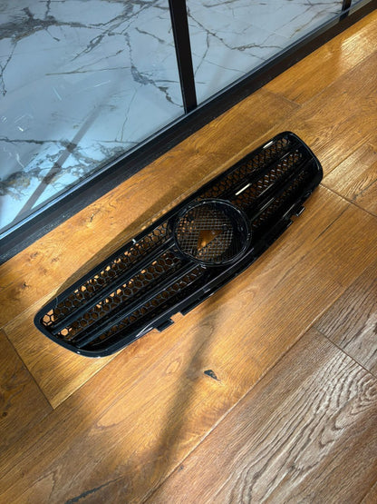 ART.3814 GRIGLIA MERCEDES SL R230 2001-2006 NERO LUCIDO