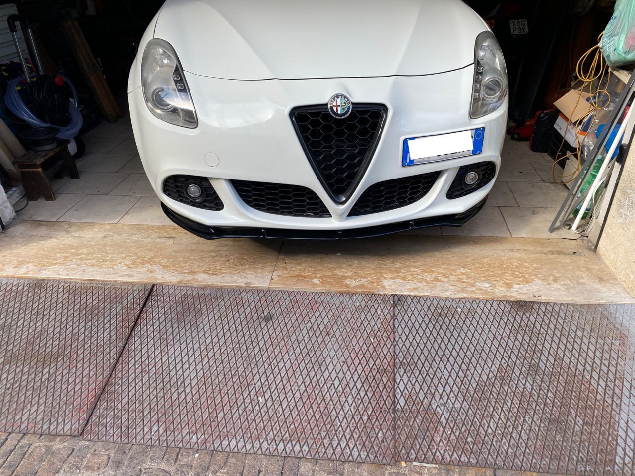 ART. 0059 SPLITTER ALFA ROMEO NERO LUCIDO (GIULIETTA)