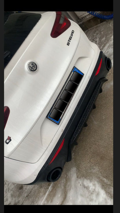 ART.2039 DIFFUSORE ALFA ROMEO STELVIO 949 2016-2020 NERO LUCIDO