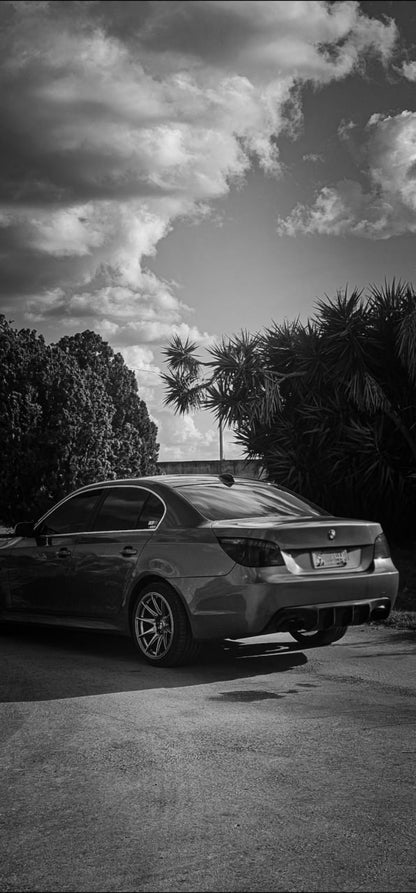 ART.0147  DIFFUSORE BMW SERIE 5 E60 E61 M SPORT 2003-2010 NERO LUCIDO