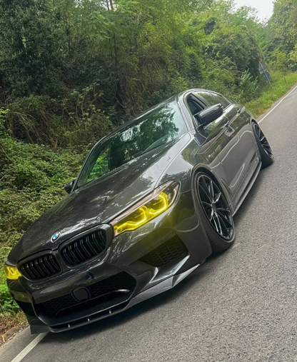 ART. 1009 SPLITTER BMW  SERIE 5 F90 M5 (G30 G31) 2017-2020 NERO LUCIDO