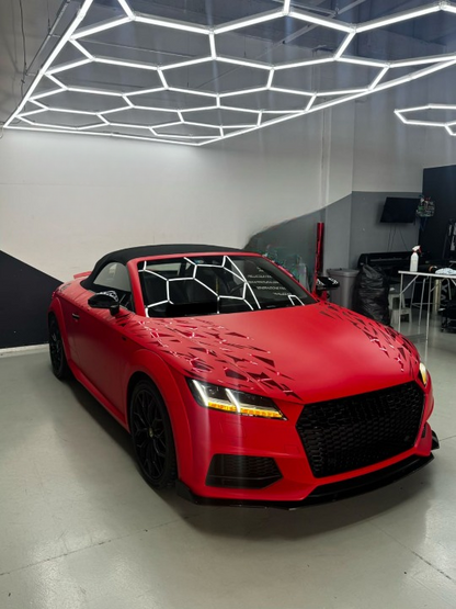 ART. 1077 GRIGLIA AUDI TT FV 8S 2014-2018 LOOK RSTT NERO LUCIDO