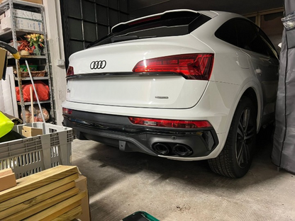ART. 1959 DIFFUSORE AUDI Q5 SPORTBACK 2021-2022 LOOK SQ5 PROFILO NERO LUCIDO