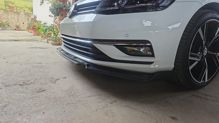 ART. 0097 SPLITTER VW GOLF 7 GOLF 7.5 2012-2019 NERO