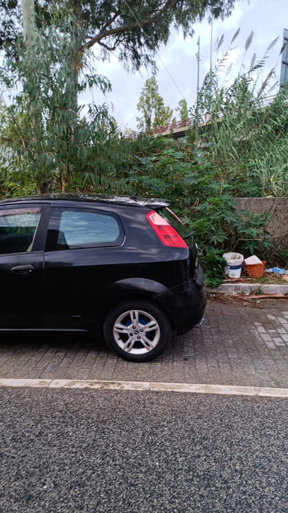 ART. 0268 SPOILER FIAT PUNTO  EVO 2009-2018 NERO LUCIDO