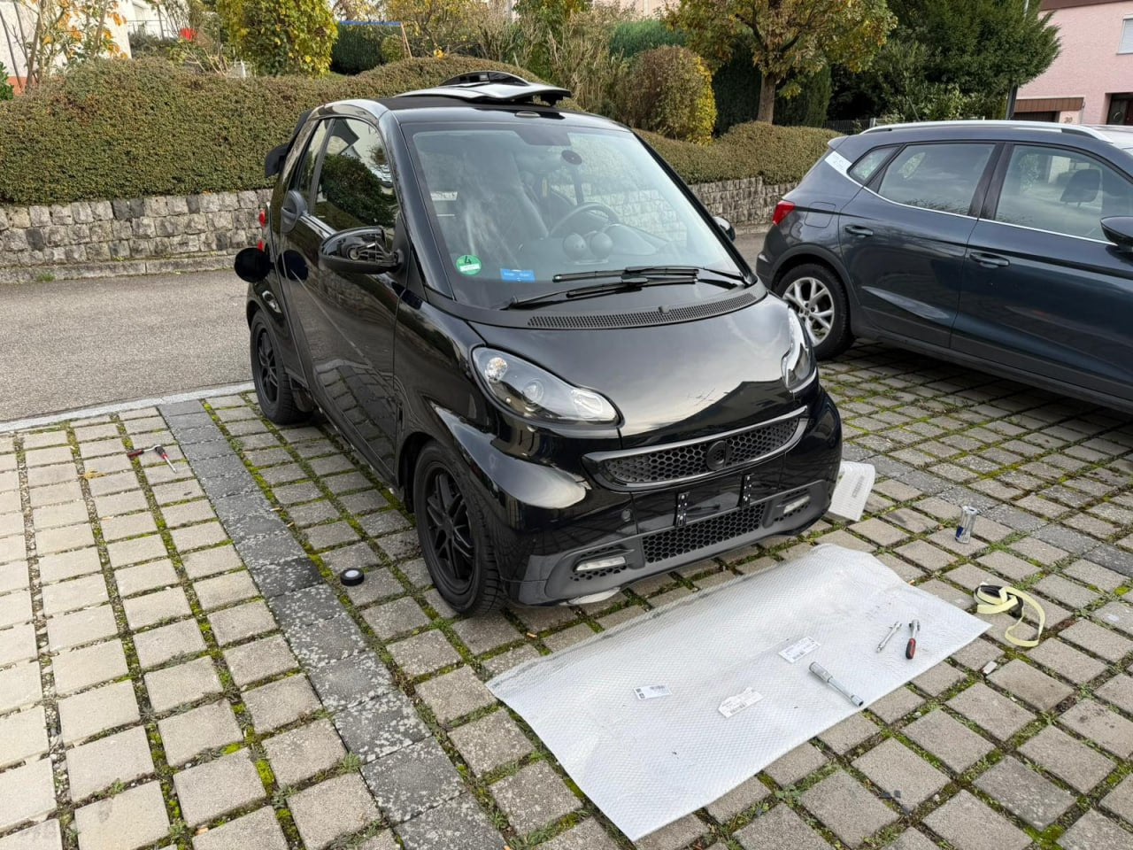 ART. 0836 FARI ANTERIORI SMART 451 2007-2014 Promozione Rotto Dal Trasporto