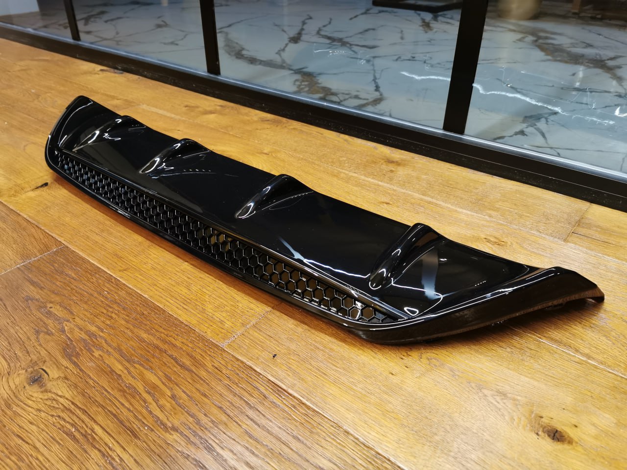 ART.2039 DIFFUSORE ALFA ROMEO STELVIO 949 2016-2020 NERO LUCIDO