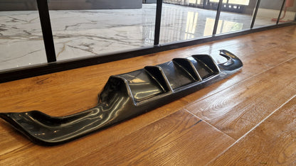 ART.0147  DIFFUSORE BMW SERIE 5 E60 E61 M SPORT 2003-2010 NERO LUCIDO