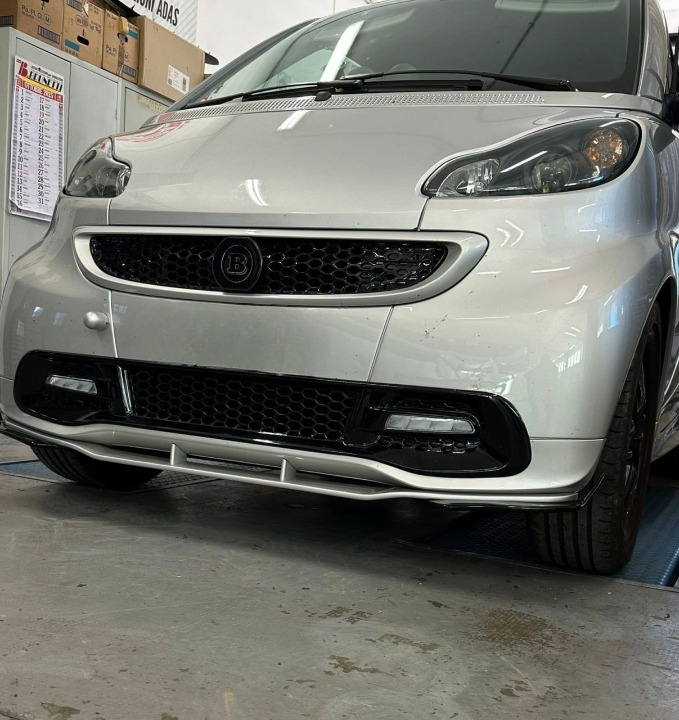 ART.1398 SPLITTER SMART 451 2007-2014 NERO LUCIDO