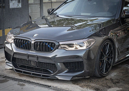 ART. 1009 SPLITTER BMW  SERIE 5 F90 M5 (G30 G31) 2017-2020 NERO LUCIDO