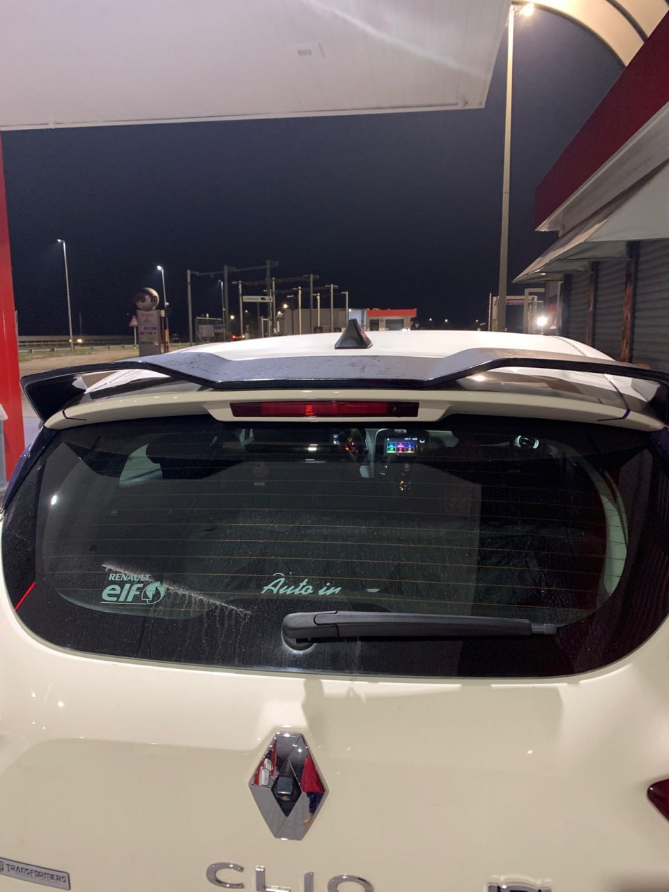 ART. 0414 SPOILER RENAULT CLIO 4 IV 2012-2018 NERO LUCIDO