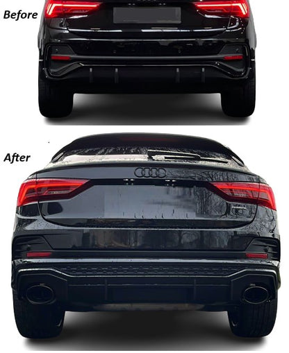 ART.3919 Diffusore  RSQ3 Look per Audi Q3 F3 Sportback (2019-2023) S-line