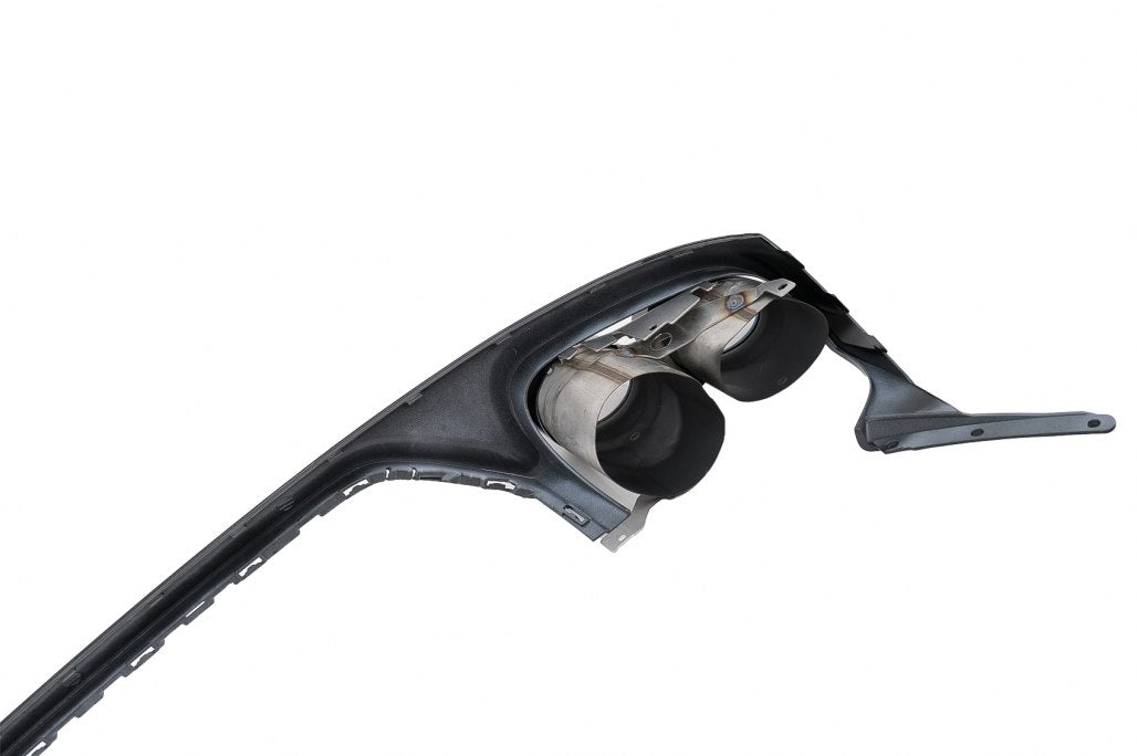 ART.2010 DIFFUSORE  AUDI Q8 2018-2023 S-LINE LOOK SQ8 NERO LUCIDO + TERMINAL