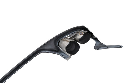 ART.2010 DIFFUSORE  AUDI Q8 2018-2023 S-LINE LOOK SQ8 NERO LUCIDO + TERMINAL