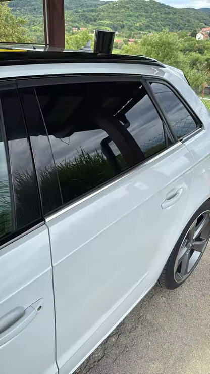 ART.4887 Cornici finestrini neri copertura adesiva window Audi A3 2013-2020