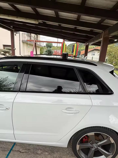 ART.4887 Cornici finestrini neri copertura adesiva window Audi A3 2013-2020