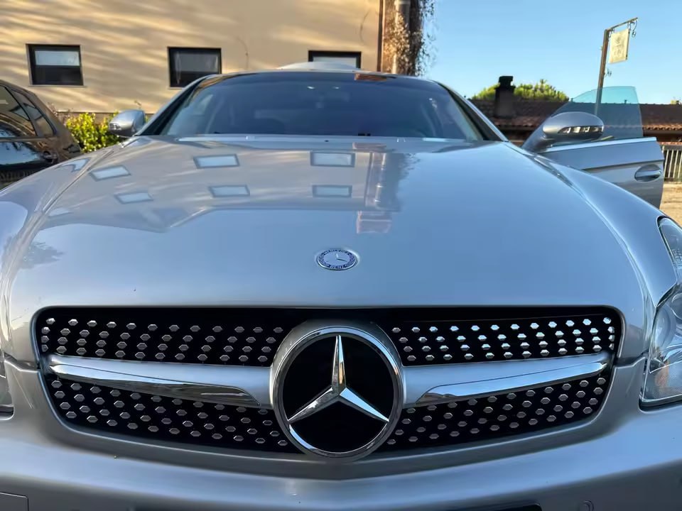 💫ART.4888 Griglia Chrome Argento Stile Diamanti per Mercedes CLS 2005-2008💫