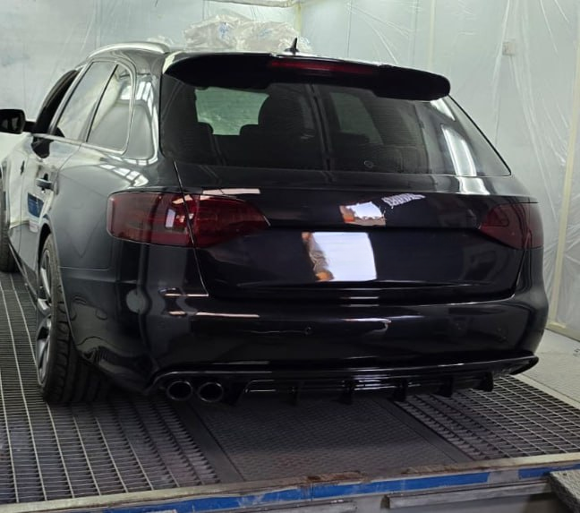 ART. 1848 DIFFUSORE AUDI RS4 A4 B8 2007-2015 STANDARD NERO LUCIDO 2SX