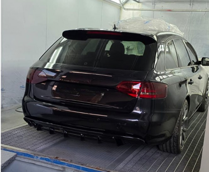 ART. 1848 DIFFUSORE AUDI RS4 A4 B8 2007-2015 STANDARD NERO LUCIDO 2SX